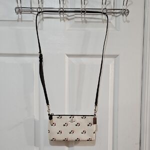 Coach Bramble Rose Americana Floral Crossbody Or Clutch - Rare EUC